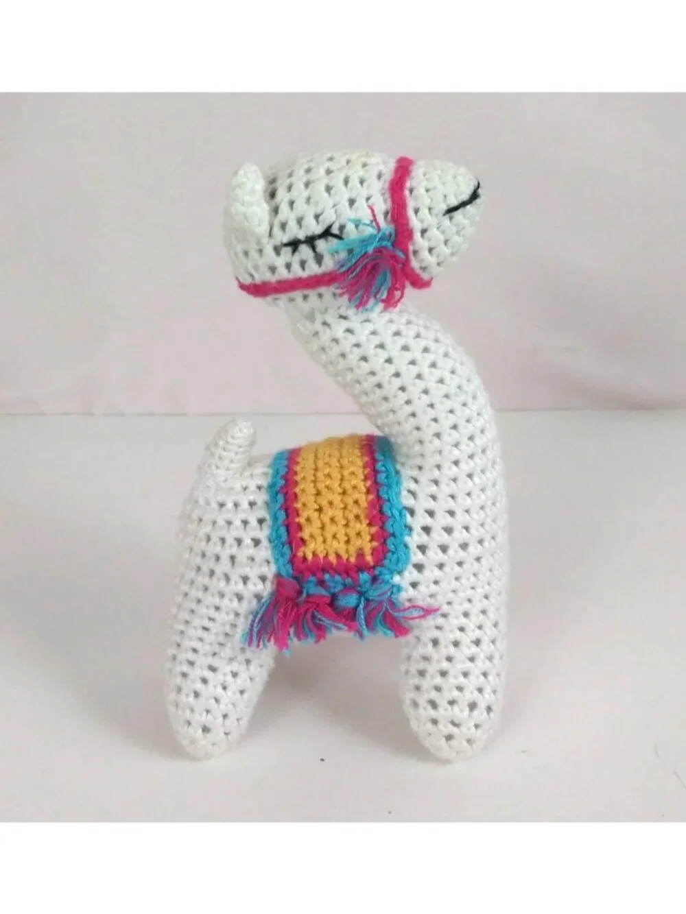 Cheengoo Organic Hand Crocheted Llama 6